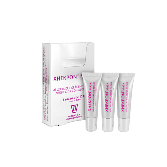 Paquete de 6 – Crema Xhekpon para el cuidado de la piel facial, cuello y  escote – Crema con colágeno hidrolizado y aloe vera/crema anti-aing 40ML –